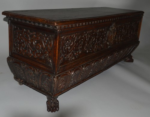 Mobilier Cabinet & Coffre - Cassone Toscan d’époque Renaissance