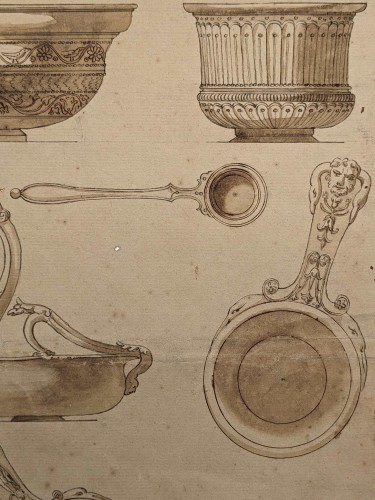 A pair of Grand Tour drawings, Italy19th century - 