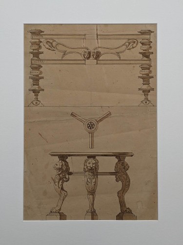 A pair of Grand Tour drawings, Italy19th century - 