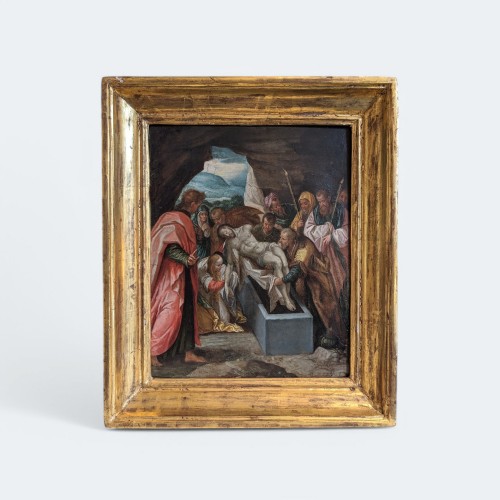 The Entombment of Christ, Follower of F. Zuccaro, c. 1600 - Paintings & Drawings Style Renaissance