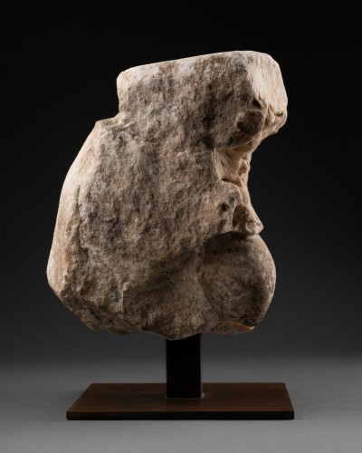 Antiquités - Marble architectural element - Gallo-Roman 1st century