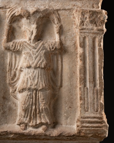 BC to 10th century - Stone funerary stele - Roman Empire