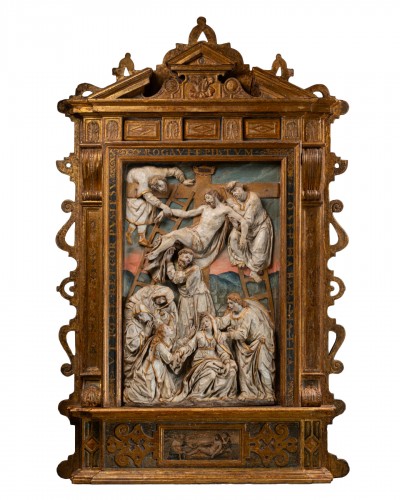 Descent from the Cross - Hispano-Flemish 16th century