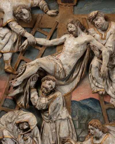 Sculpture  - Descent from the Cross - Hispano-Flemish 16th century