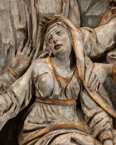 Antiquités - Descente de Croix - Hispano-Flamand XVIe siècle
