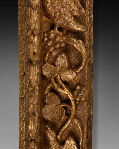 Miroirs, Trumeaux  - Cadre en bois doré - Bourgogne XVIIe siècle