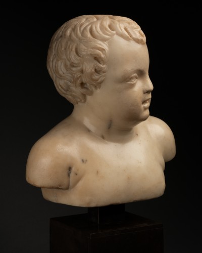 Sculpture  - Marble half-bust - Italy 16th century
