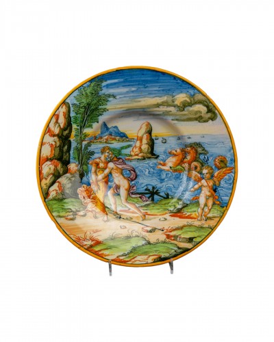 Historiated majolica Urbino, circa 1550-70 - Probably Fontana workshop