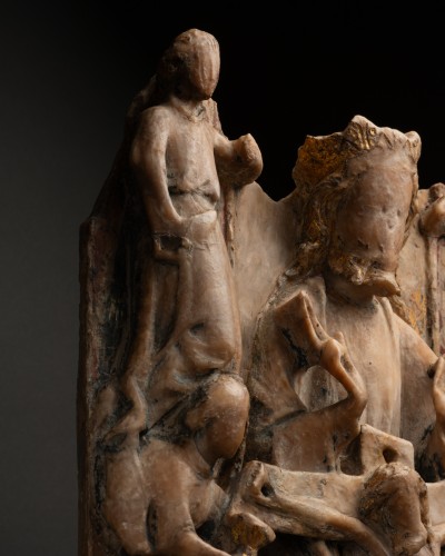 Trinity in alabaster - England 15th century - Middle age