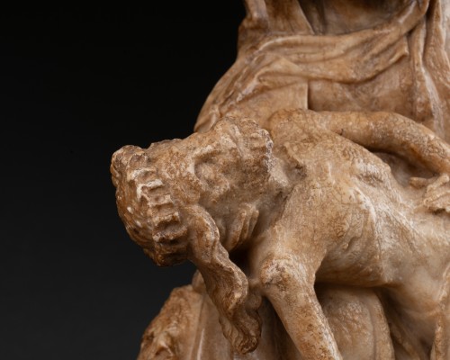 Sculpture  - alabaster Pietà circa 1420