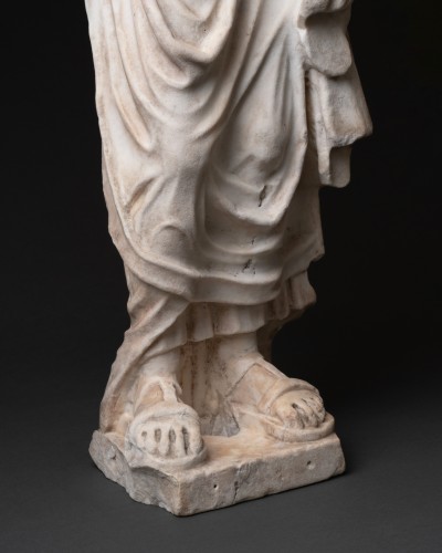 11th to 15th century - Statuette of a prophet, Florence 1300 / 1325