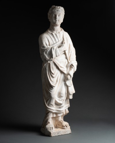 Antiquités - Statuette d'un prophète - Florence 1300 / 1325