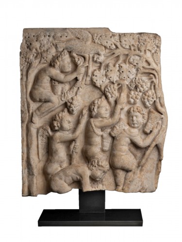 Bas-relief of the Putti Vendangeurs - Roman Empire 4th century AD