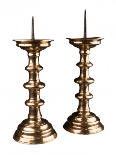 Pair of candlesticks - Central Europe circa 1500