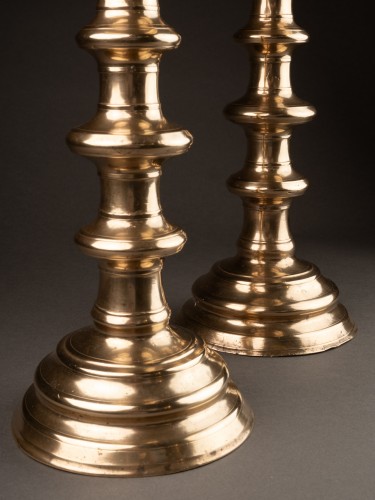 Lighting  - Pair of candlesticks - Central Europe circa 1500