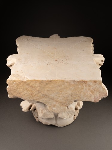 Antiquités - Corinthian capital - Marble Italy 16th century