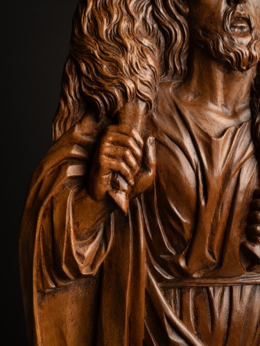 Jesus the Good Shepherd Walnut 17th century - 