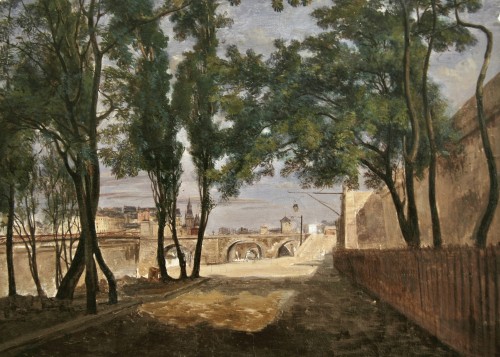 Le quai de Grève et le pont d’Arcole vers 1840 - Thomas Shotter BOYS (1803-1874) 