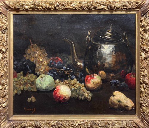 Maurice Louis MONNOT (1869-1937) Nature morte aux fruits