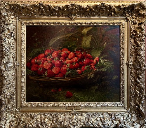  Le panier de fraises - Alexis Kreyder (1839-1912)