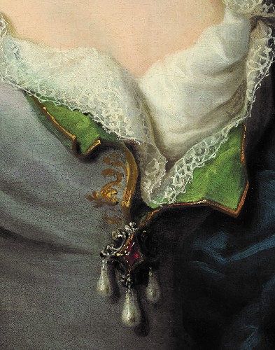 Paintings & Drawings  - Pierre GOBERT (1662–1744) - Portrait of a lady