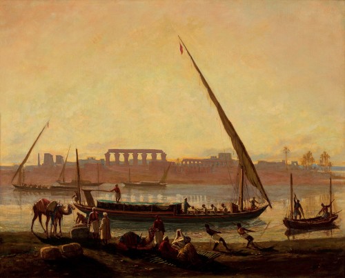 Paul-Marie LENOIR (1843–1881) Animated scene on the Nile