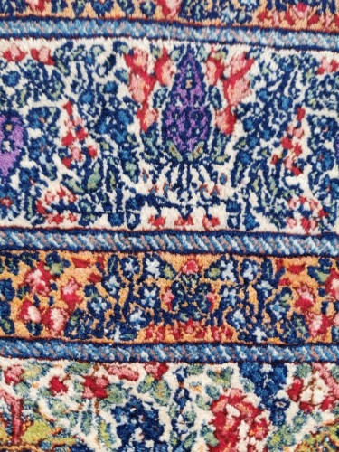  - Grand tapis Kerman en laine, Iran 19e siècle