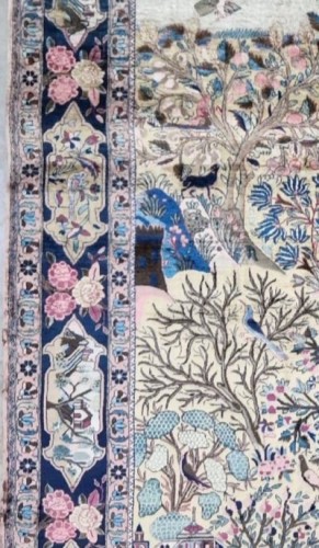 Kachan Mortachem silk carpet circa 1920 - 