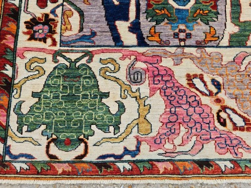 19th century - Bidjar wool carpet, Garrus design, Shah period