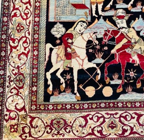 Isfahan rug, Persia 19th century - Tapestry & Carpet Style 
