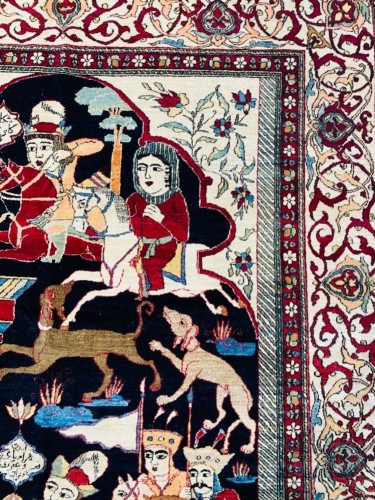 19th century - Isfahan rug, Persia 19th century