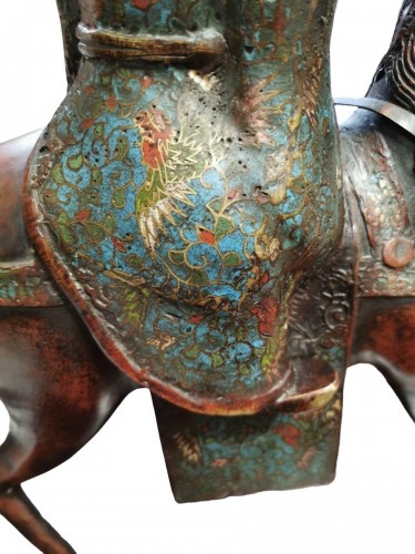 Toba, bronze cloisonné Japon fin 19e siècle - Arts d