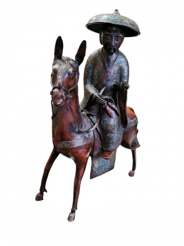 Toba, cloisonné bronze Japan late 19th century - 