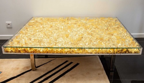 XXe siècle - Yves Klein (1928-1962) - Table Monogold,1961