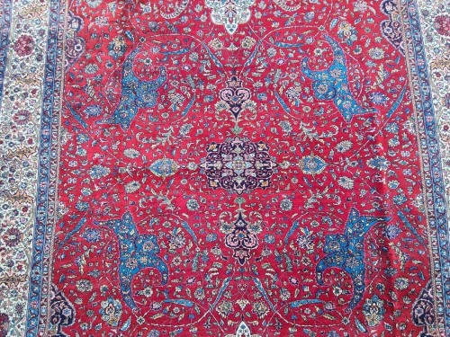  - Important tapis Tabriz en laine, Iran 19e siècle