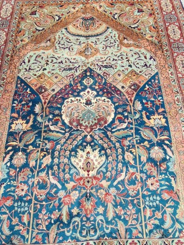 Tapisserie & Tapis Tapis - Tapis Kachan en laine et soie, Iran époque du Shah