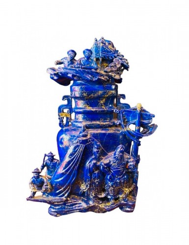 Brûle-parfum en Lapis-lazuli, Pékin vers 1930