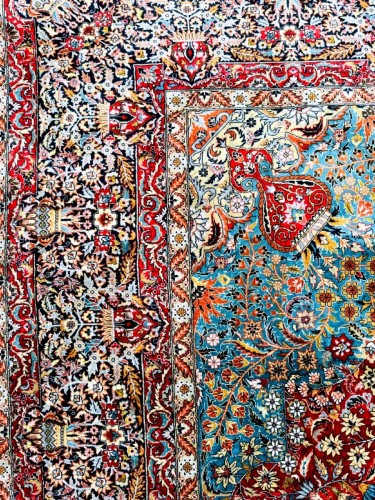Tabriz en soie d'l'époque du Shah vers 1960 - Galerie Buter