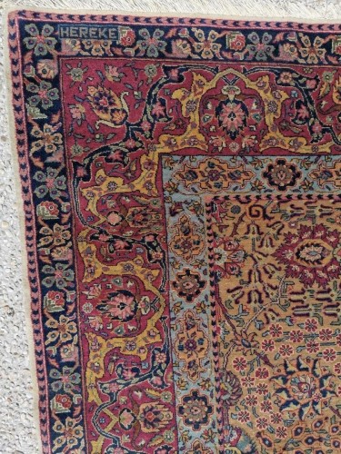 Grand Tapis Hereke en laine vers 1930 - Galerie Buter