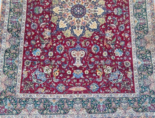 Tapis Tabriz en laine, Iran vers 1930 - Tapisserie & Tapis Style 