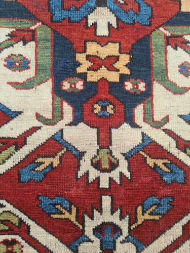 XIXe siècle - Tapis Kazak Adler aux aigles, Caucase vers 1870