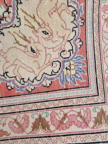 20th century - Ghoum silk carpet, Iran, Shah period, circa 1970