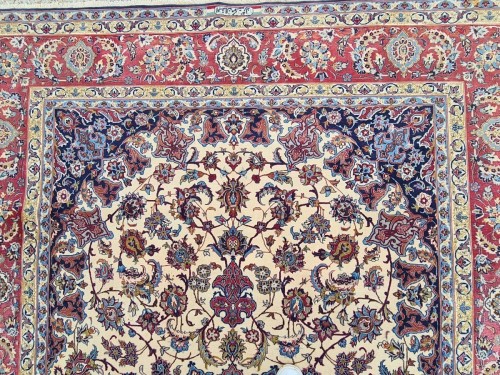 Tapisserie & Tapis Tapis - Tapis Ispahan Hekmatnejad, Iran époque du Shah