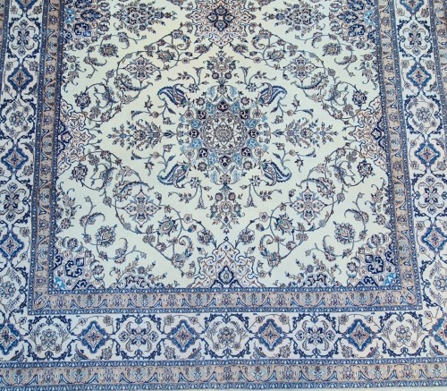 Tapis Nain Shisla en laine, Iran époque du Shah - 