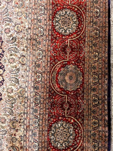 Tapisserie & Tapis Tapis - Tapis Ghoum en soie - Iran, atelier Impérial vers 1975