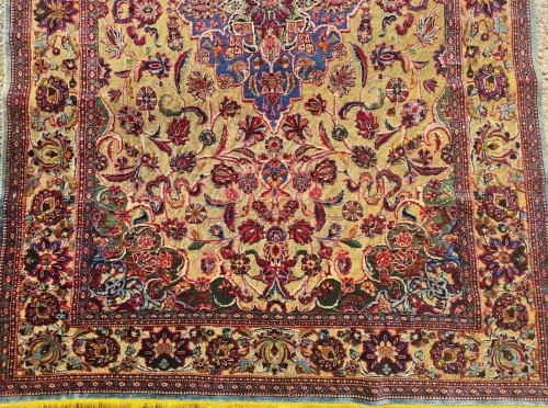 Tapisserie & Tapis Tapis - Tapis Kachan Soof en soie, Iran 19e siècle