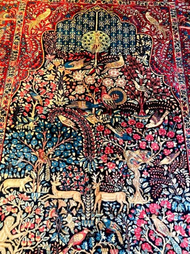 Tapis Kirman en laine, Iran années 1930/1940 - Galerie Buter