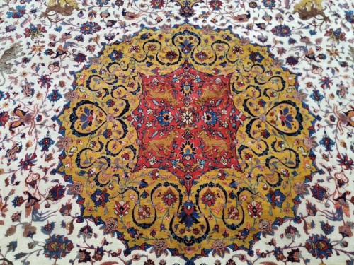 Tapisserie & Tapis Tapis - Important tapis Tabriz en laine, Iran fin 19e siècle