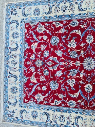 Tapis Naïn Shisla d'origine iranienne fin 20e siècle - Galerie Buter