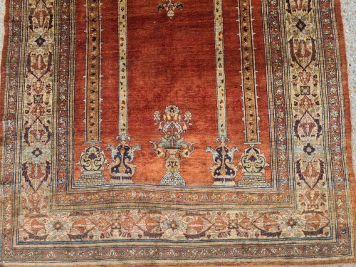 Tapisserie & Tapis Tapis - Tapis Tabriz en soie, Haji Jalili Ira vers 1870